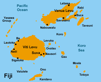 map of fiji